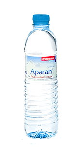 Вода "Aparan" (Апаран) 0,5л, без газа, пэт (12 шт/уп)