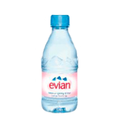 Вода "Evian" (Эвиан) 0,33л, без газа, пэт (24 шт/уп)