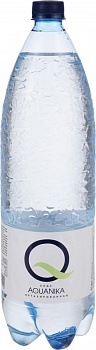 Вода "Акваника" (Aquanika) 1 литр, без газа, пэт (12 шт/уп)