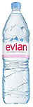 Вода "Evian" (Эвиан) 1,5л, без газа, пэт (6 шт/уп)