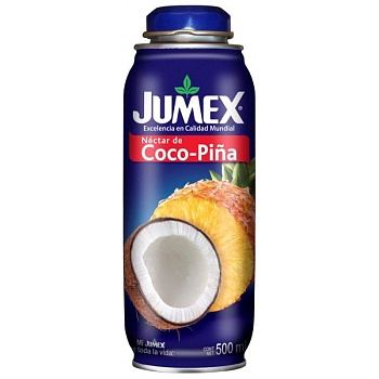 Сок "Jumex" (Джумикс) Кокос с Ананасом, 0,5л, ж/б (6 шт/уп)