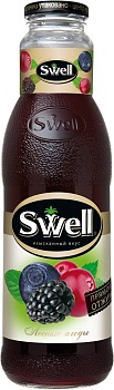 Сок "Swell" (Свелл) Лесные Ягоды, 0,75л, стекло (6 шт/уп)