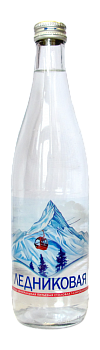 Вода "Ледниковая" 0,5 газ стекло (20 уп/уп)