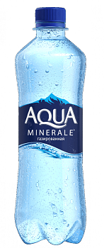 Вода "Aqua Minerale" (Аква Минерале) 0,5л, газ, пэт (12 шт/уп)