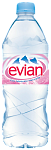 Вода "Evian" (Эвиан) 1л, без газа, пэт (12 шт/уп)