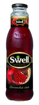 Сок "Swell" (Свелл) Гранат, 0,75л, стекло (6 шт/уп)