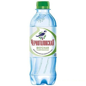 Вода "Черноголовская" 0,33л, газ, пэт (12 шт/уп)