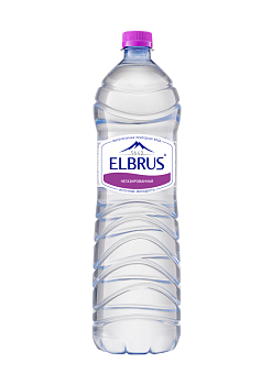 Вода "Эльбрус" 1,5л, без газа, пэт (6 шт/уп)