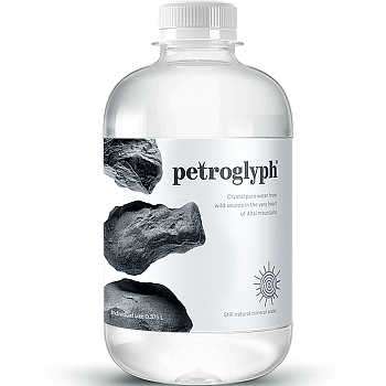 Вода "Petroglyph" (Петроглиф) 0,375л, без газа, пэт (12 шт/уп)