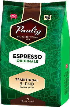 Кофе Paulig Espresso Original (Паулиг Экспрессо Оригинал) зерно, 1кг