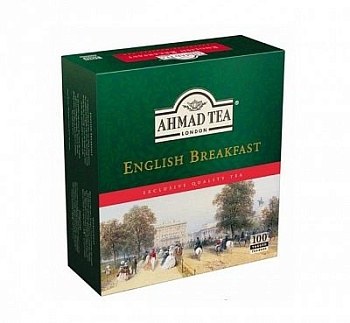 Чай Ахмад English Breakfast черный 100 пак.