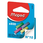 Скобы к степлеру №10 MAPED цветные (800шт/уп)