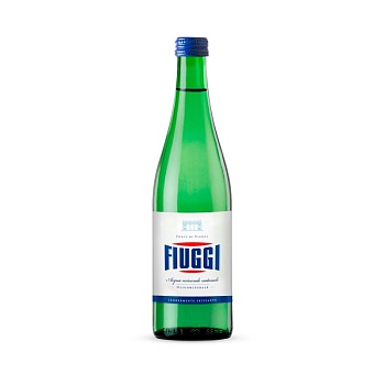 Вода "Фьюджи" (Fiuggi) 0,5л, газ, стекло (24 шт/уп)