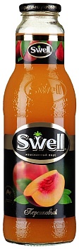Сок "Swell" (Свелл) Персик, 0,75л, стекло (6 шт/уп)