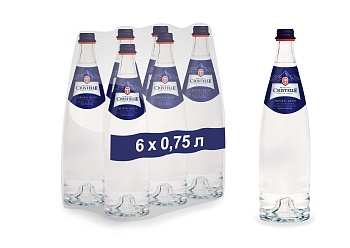 Вода "Кристэль (Сristelle)" 0,75л газ стекло (6 шт/уп)