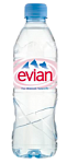Вода "Evian" (Эвиан) 0,5л, без газа, пэт (24 шт/уп)