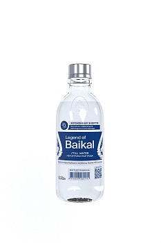 Вода "Легенда Байкала" (Legend of Baikal) 0,33л, без газа, стекло (12 шт/уп)