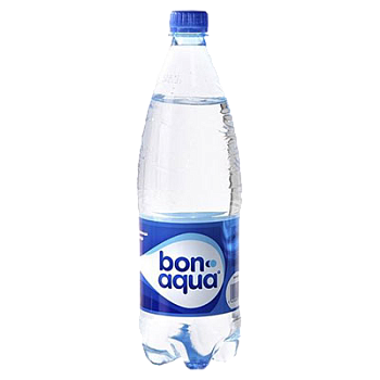 Вода "BonAqua" (БонАква) 1л, газ, пэт (12 шт/уп)