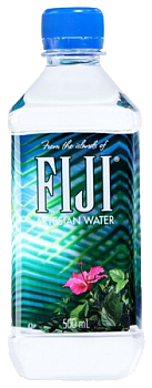 Вода минеральная Fiji (Фиджи) 0,5л  б/газ  пэт (24 шт/уп)