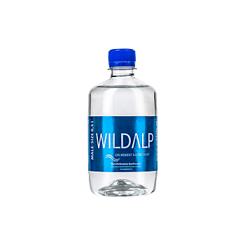 Вода Альпийская  "Wildalp" (Вилдальп) 0,5л, без газа, пэт (12 шт/уп)