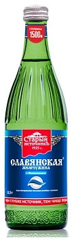 Вода "Славянская Жемчужина" 0,5л газ стекло (20 шт/уп)